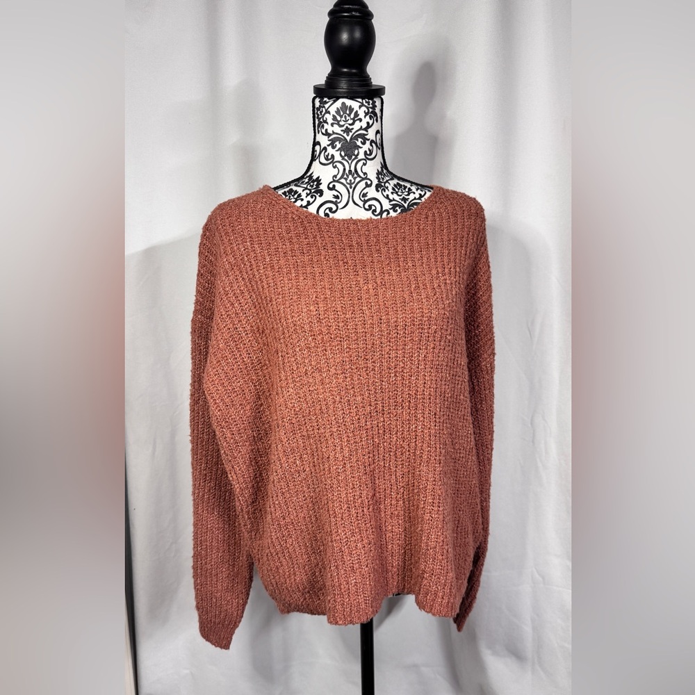 Roxy Women's Sweater in Warm Rust